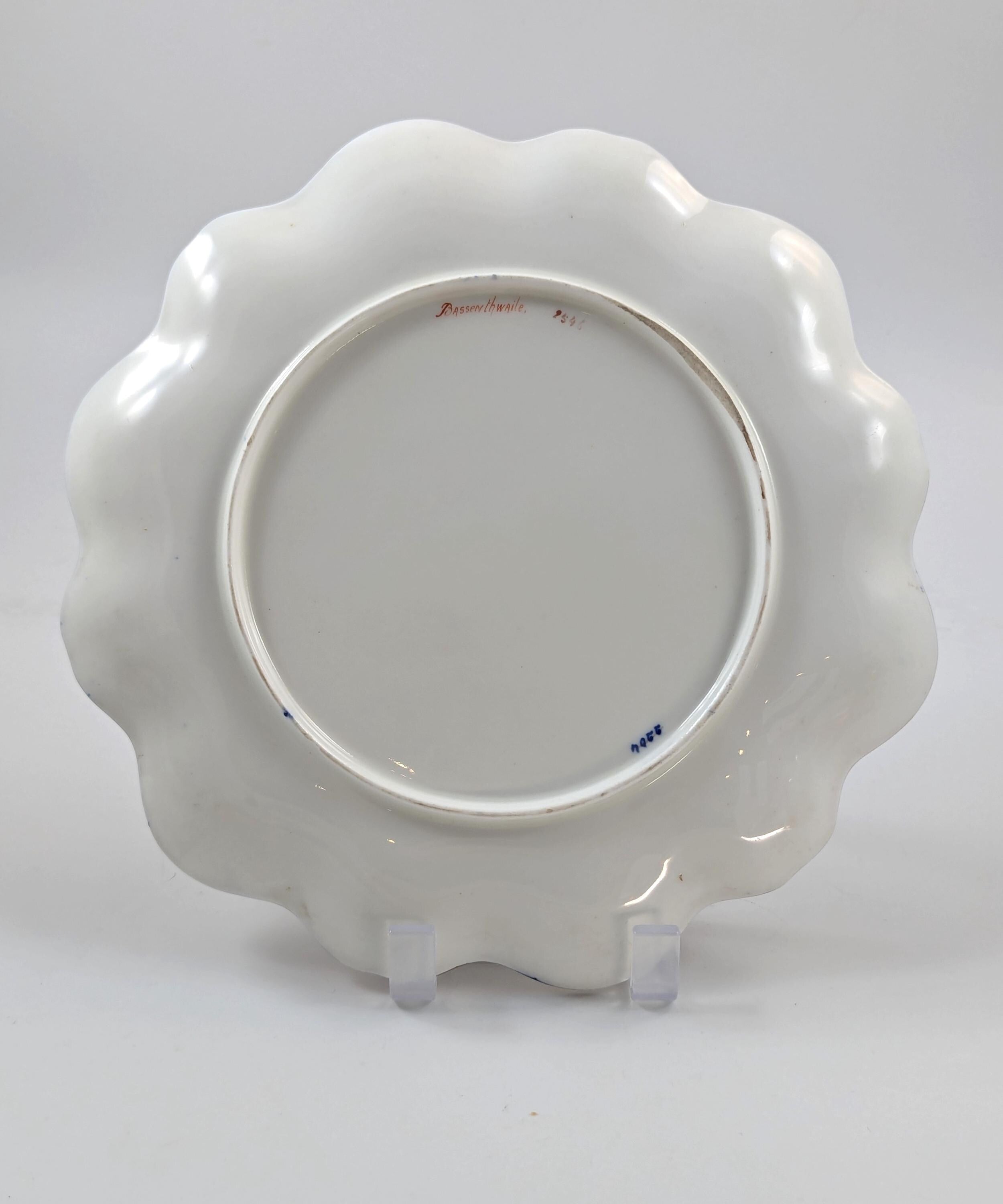 Antique Porcelain Hand-Painted Cabinet Plate, Aynsley, c. 1888
