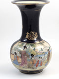 Antique Hand Painted Vase by Satsuma, Japan, Meiji period