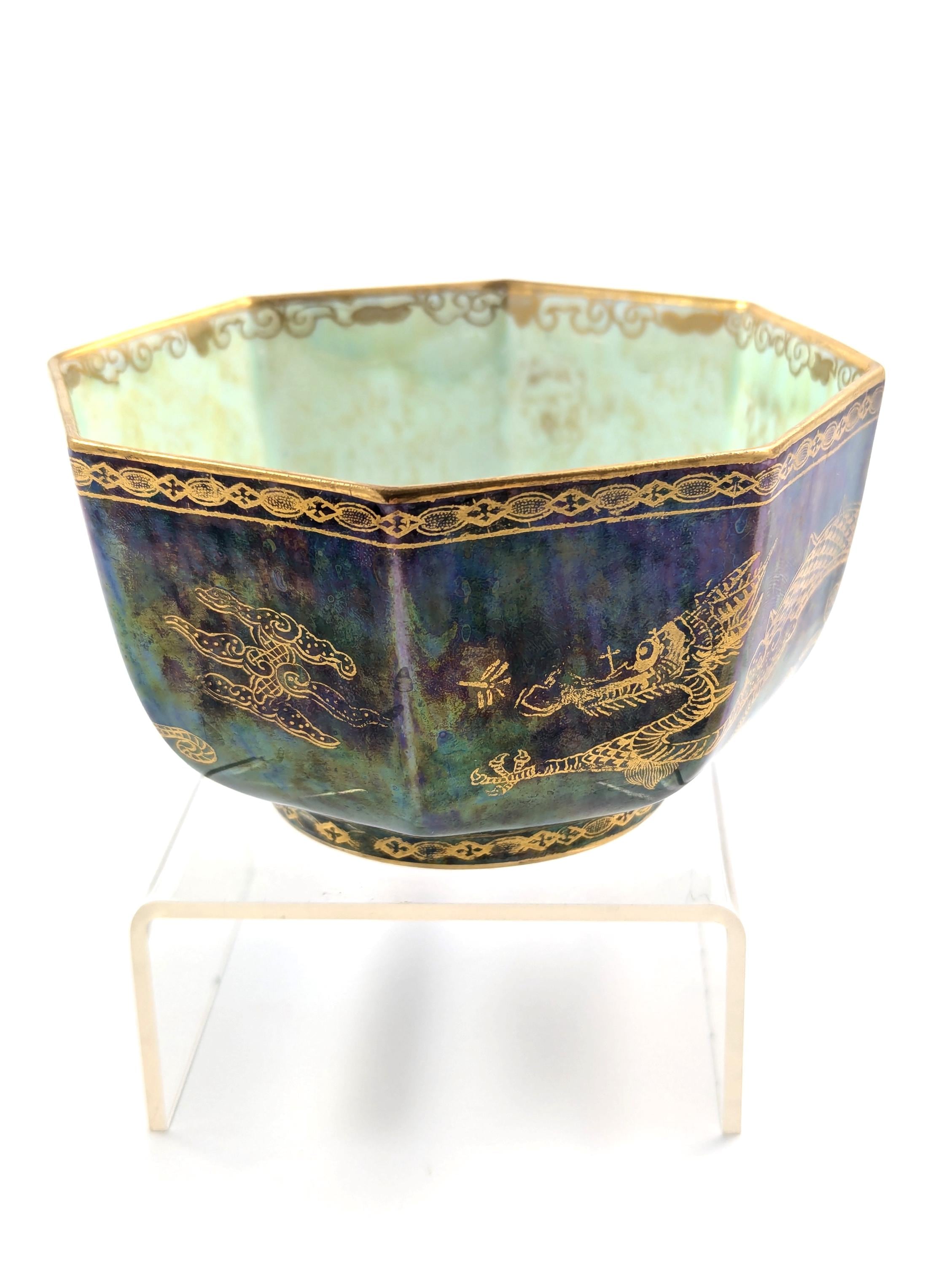 Daisy Makeig – Jones, Fairyland Dragon lustre bowl, Wedgwood, c.1915
