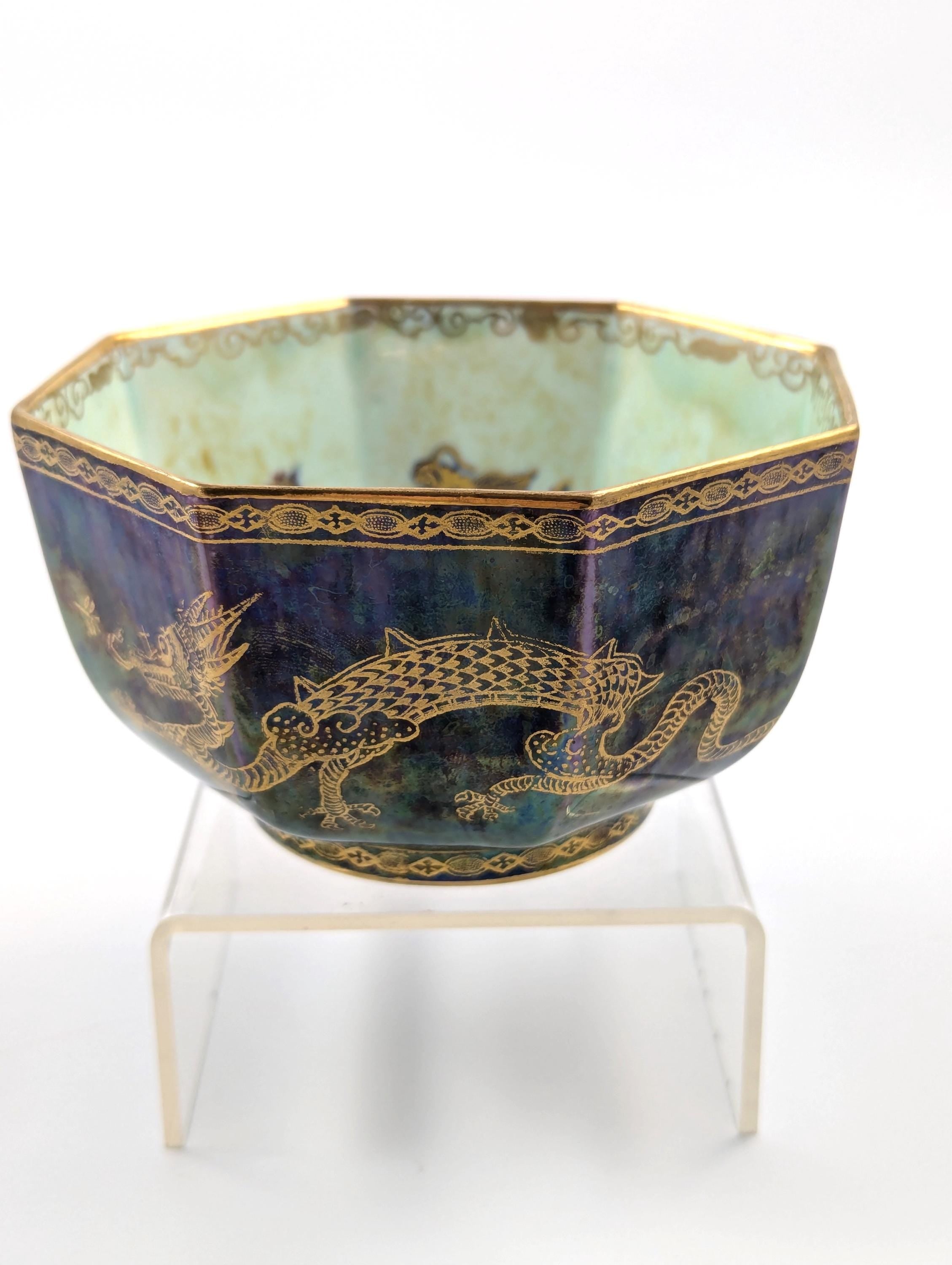 Daisy Makeig – Jones, Fairyland Dragon lustre bowl, Wedgwood, c.1915