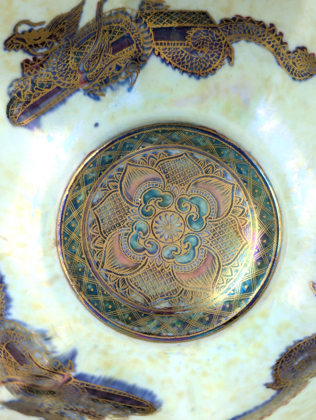 Daisy Makeig – Jones, Fairyland Dragon lustre bowl, Wedgwood, c.1915