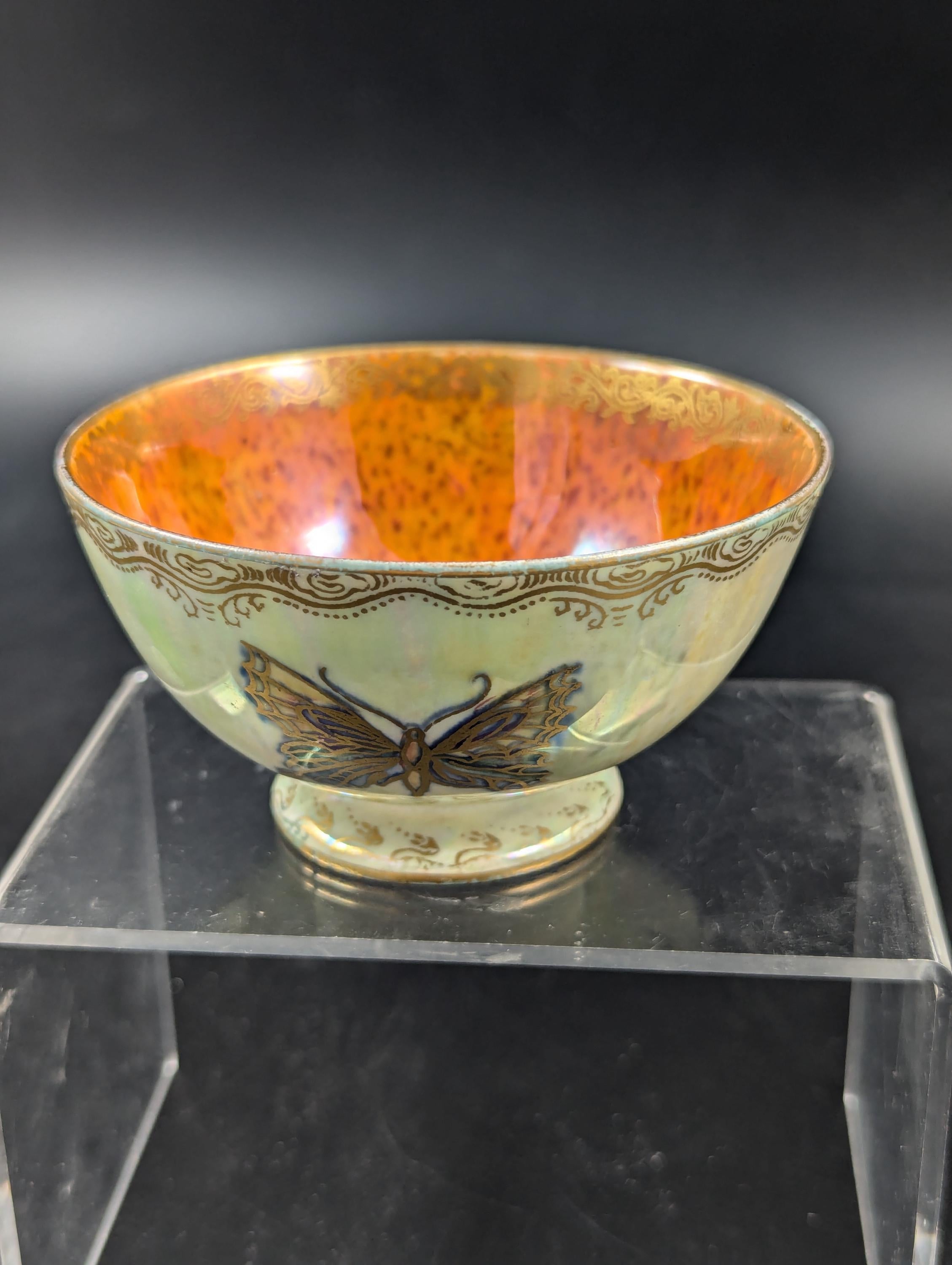 Daisy Makeig-Jones, Wedgwood, Lustre Butterfly Bowl, c. 1920