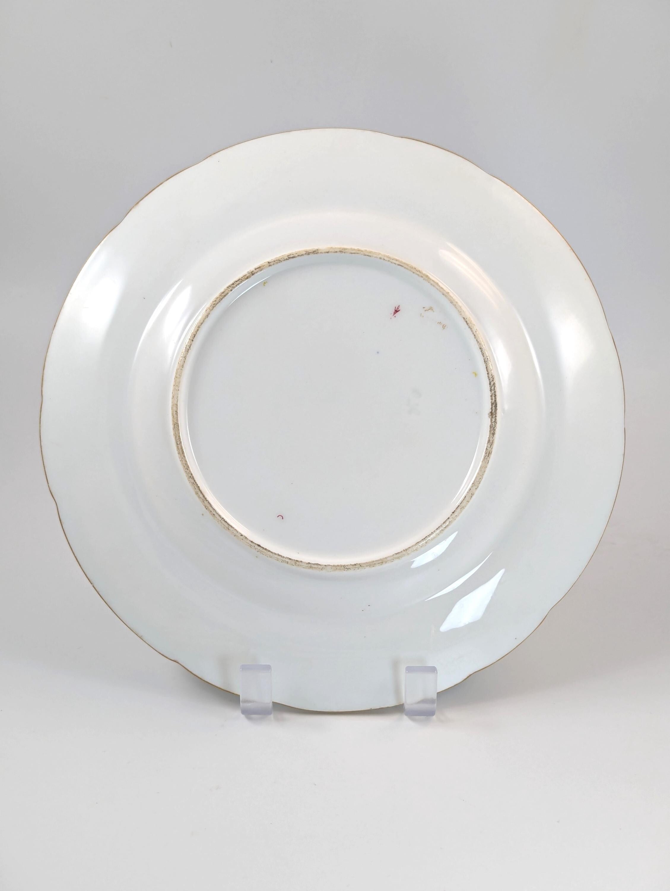 Antique Minton Cabinet Porcelain Armorial Plates, c.1860.