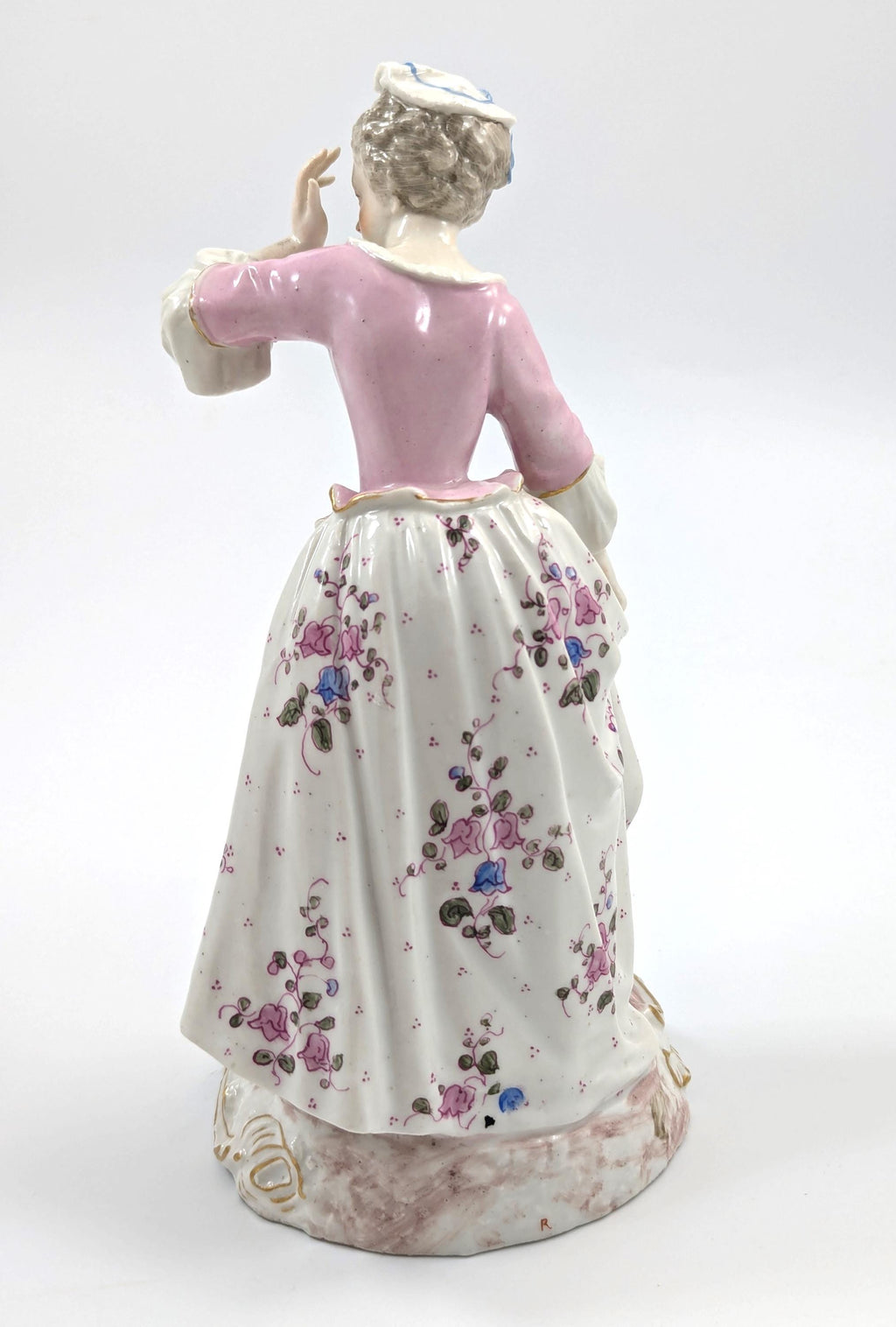 Antique Porcelain Figurine of Young Woman, Samson, France, c. 1860.
