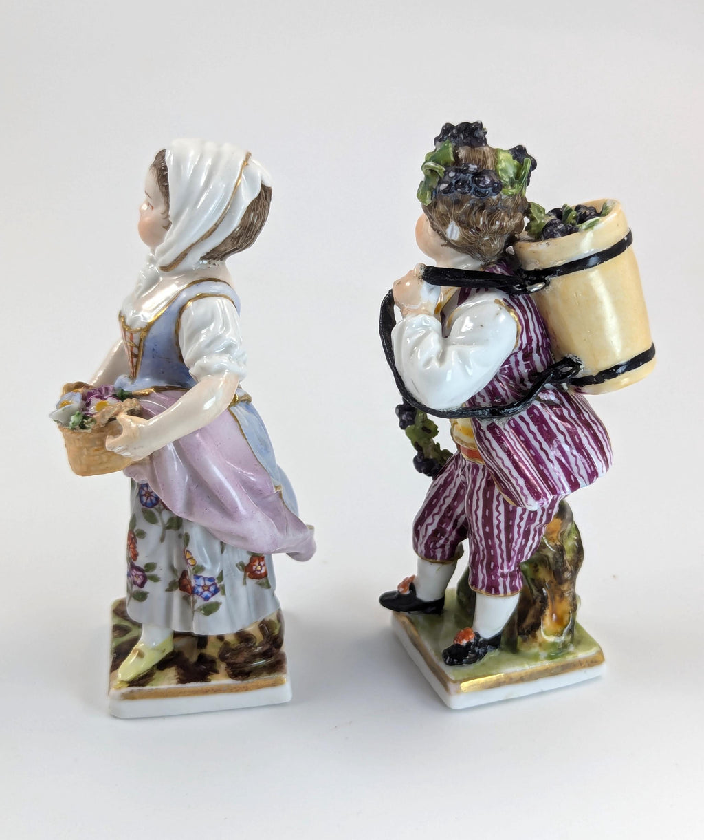 Antique Porcelain Figurines of Children, Helena Wolfsohn, c. 1880.