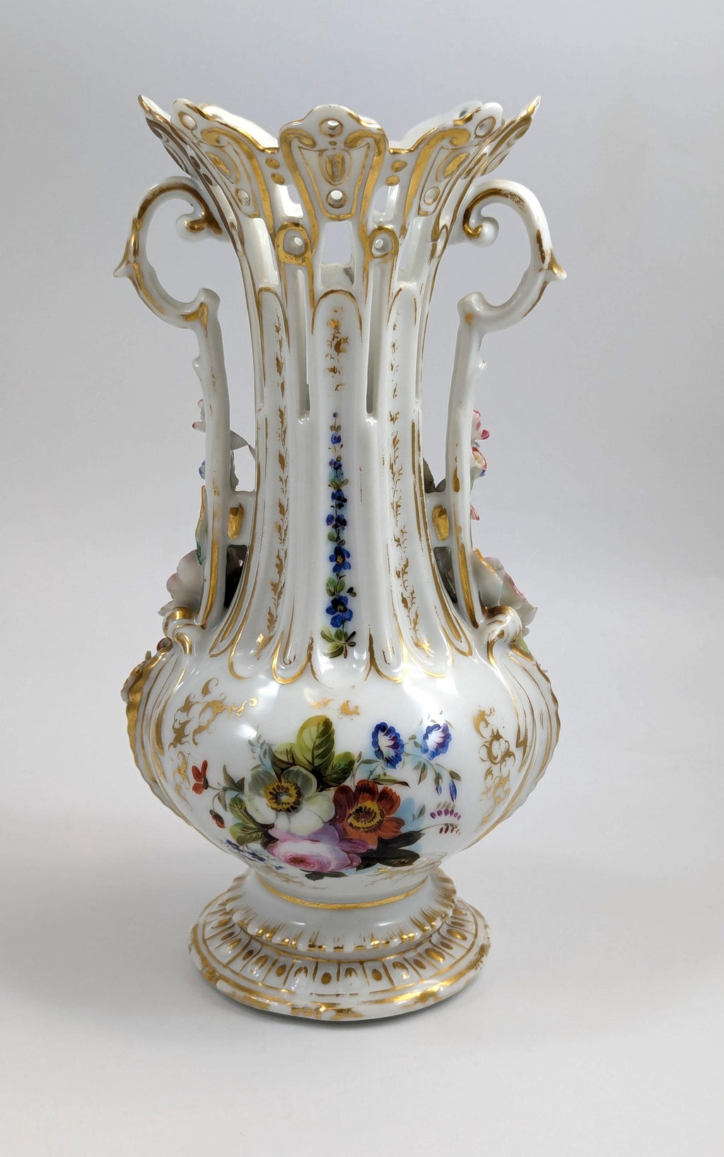 A Pair of Old Paris Porcelain Vases, c. 19th Century