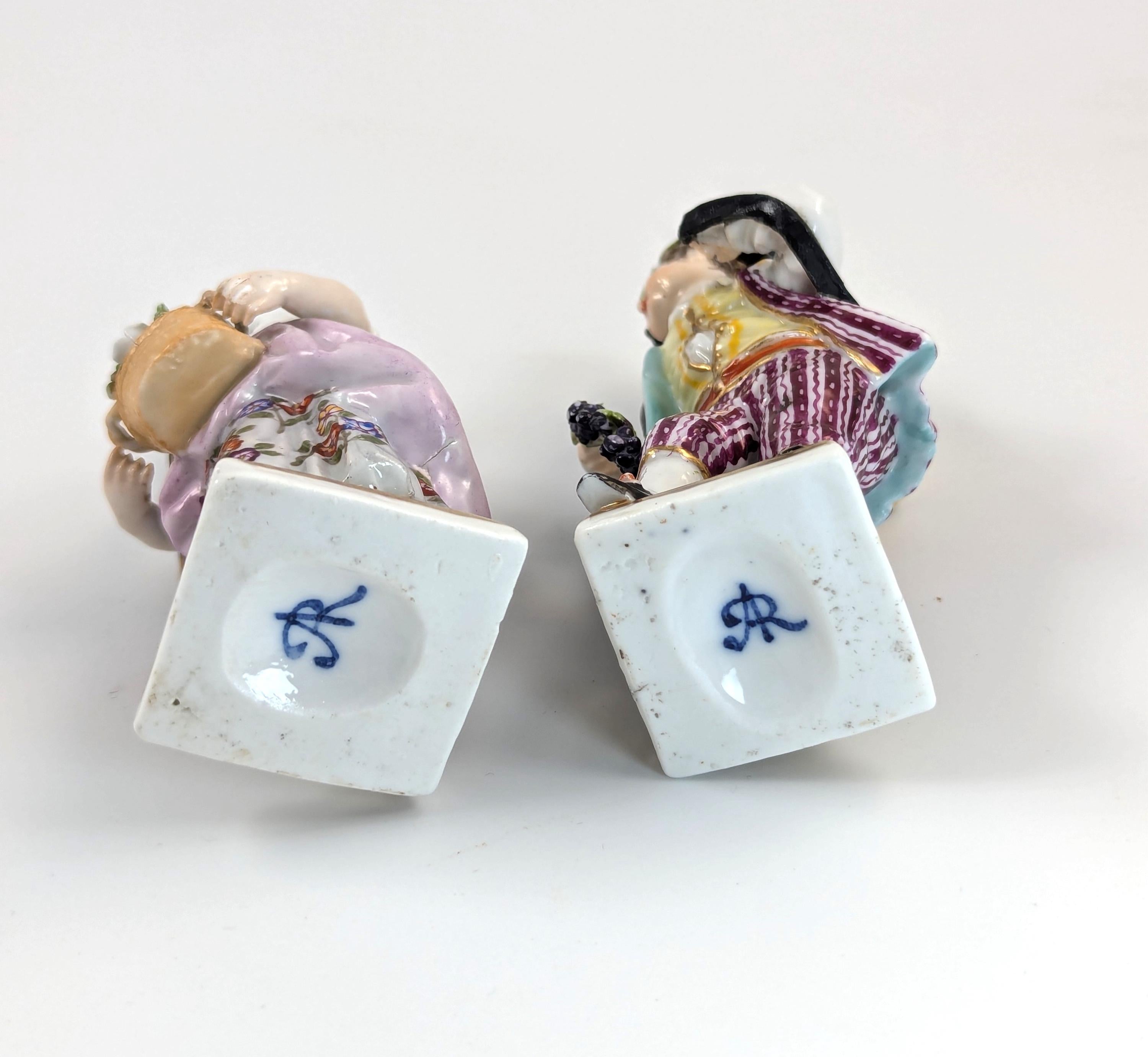 Antique Porcelain Figurines of Children, Helena Wolfsohn, c. 1880.