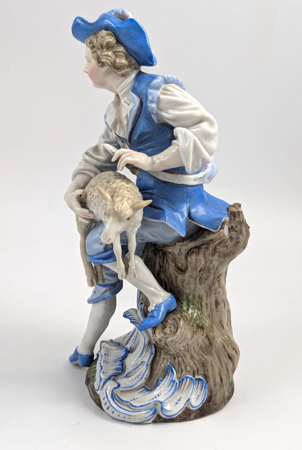 Antique porcelain figurine , Joseph Gaspard Robert,  18th c.