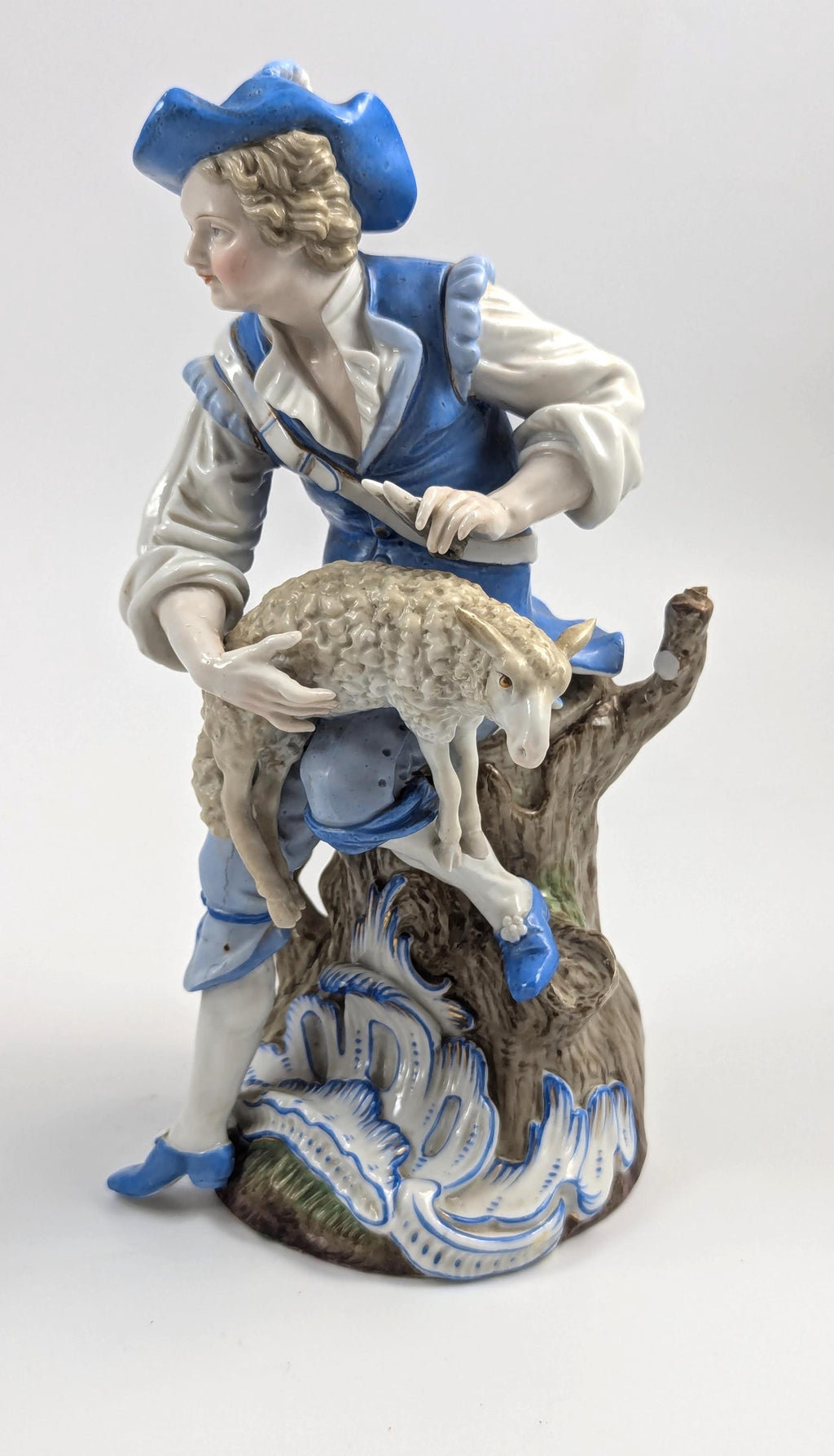 Antique porcelain figurine , Joseph Gaspard Robert,  18th c.
