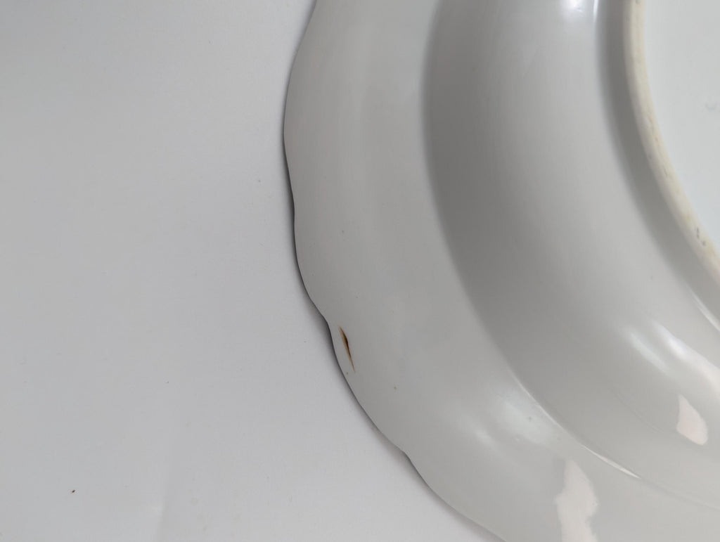 Antique Meissen Kakiemon Porcelain Plate: Yellow Lion, Late 19th Century