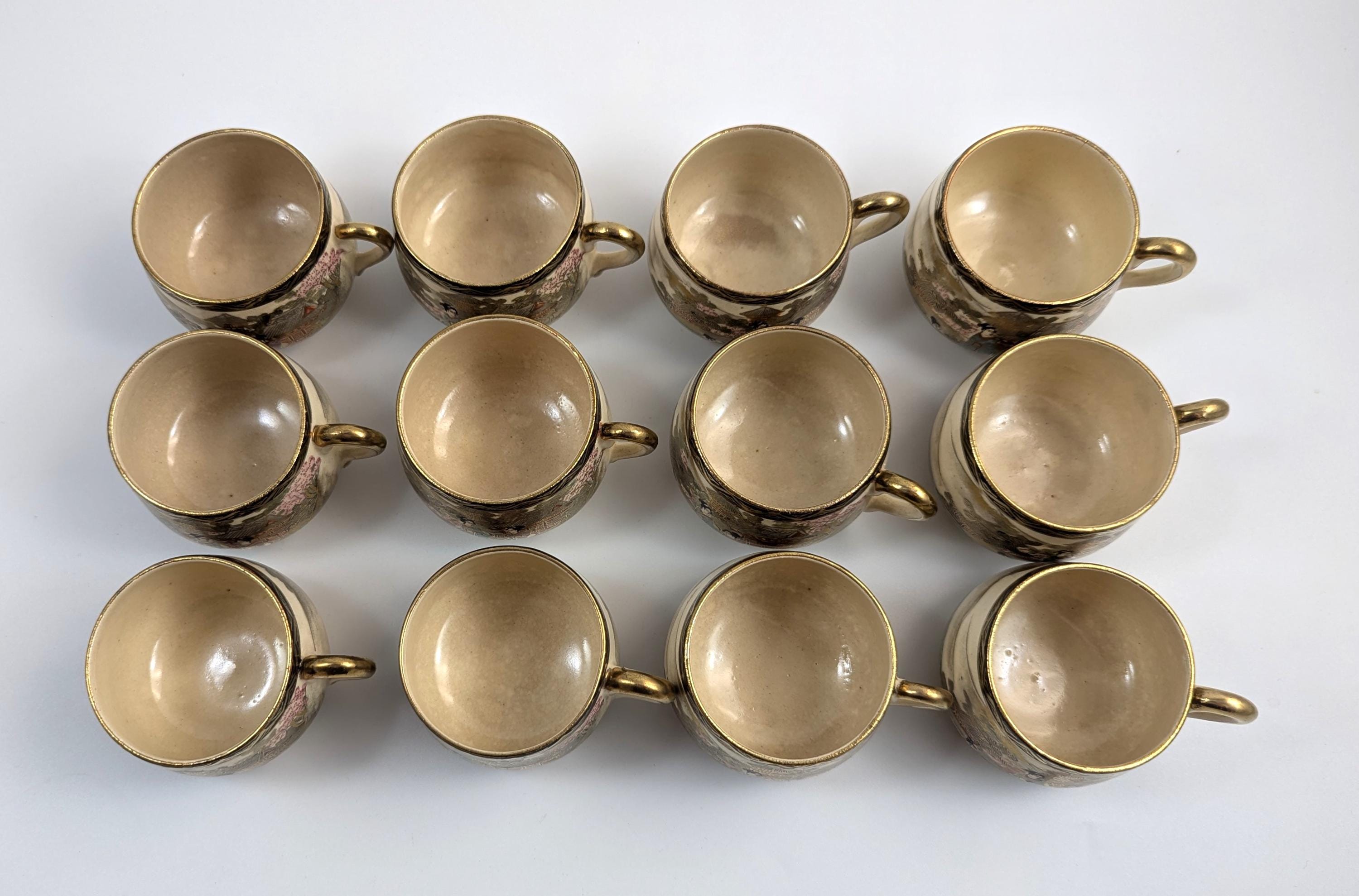Satsuma Tea Set by Taniguchi, Japan, c. 1921