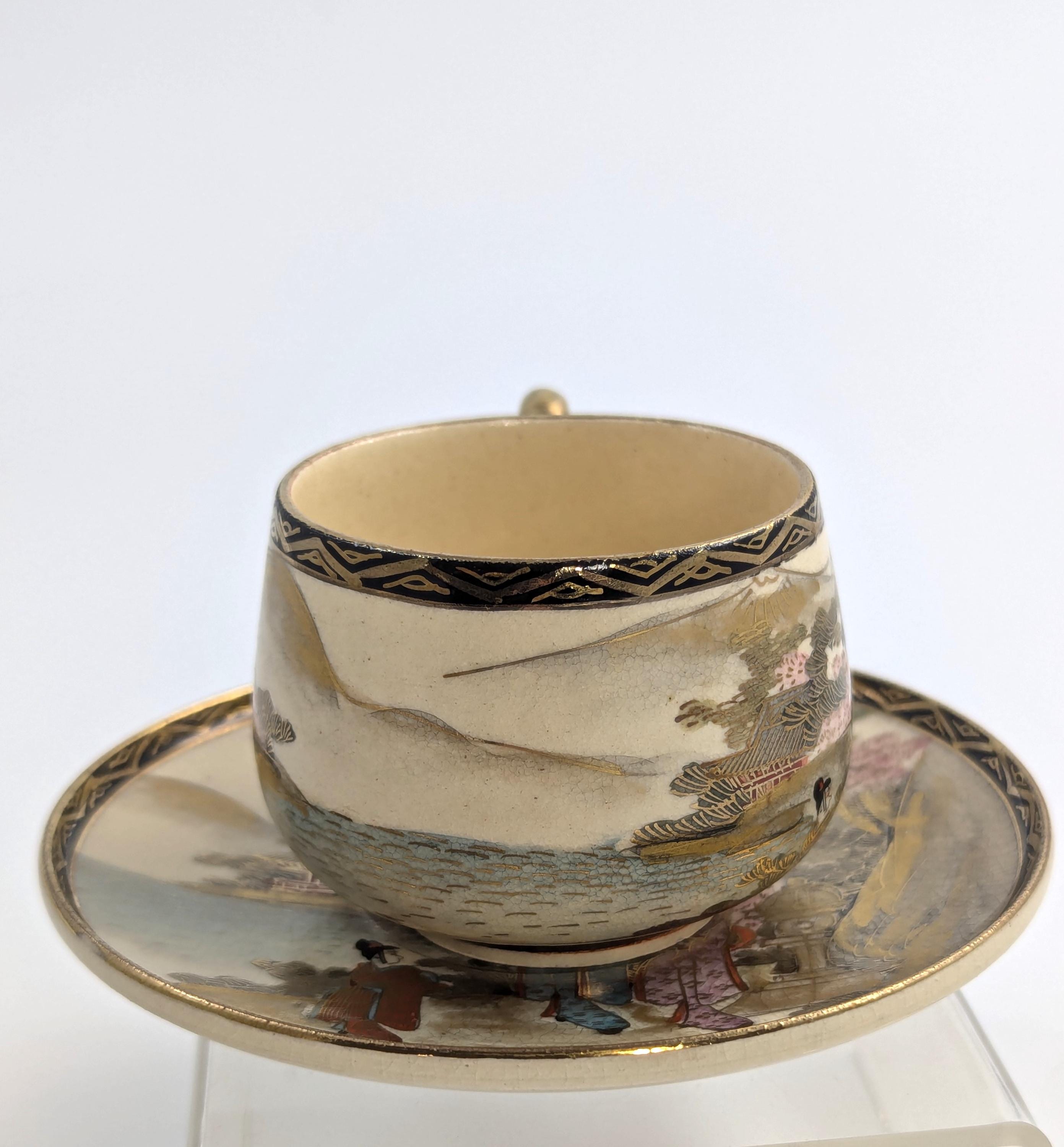 Satsuma Tea Set by Taniguchi, Japan, c. 1921