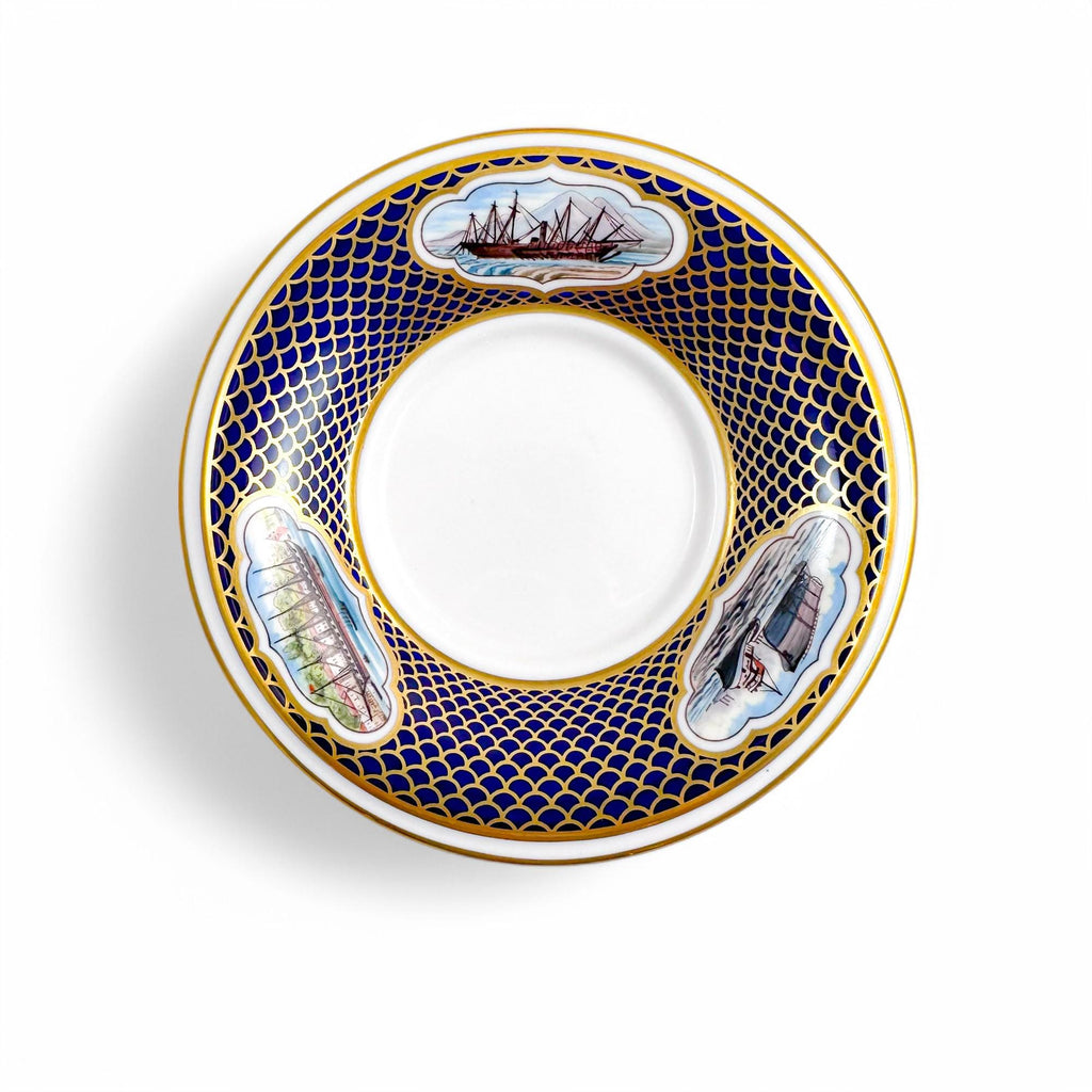 Limited edition Spode bone china chocolate cup & saucer "SS Great Britain" # 413/500