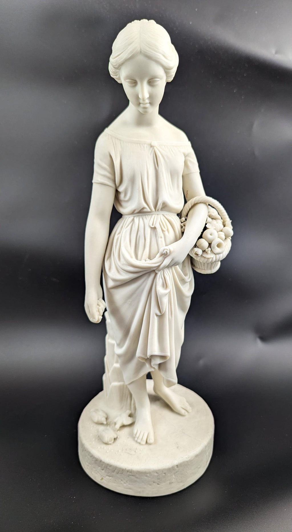 Copeland Parian Porcelain Figurine of Virginia, c. 1848