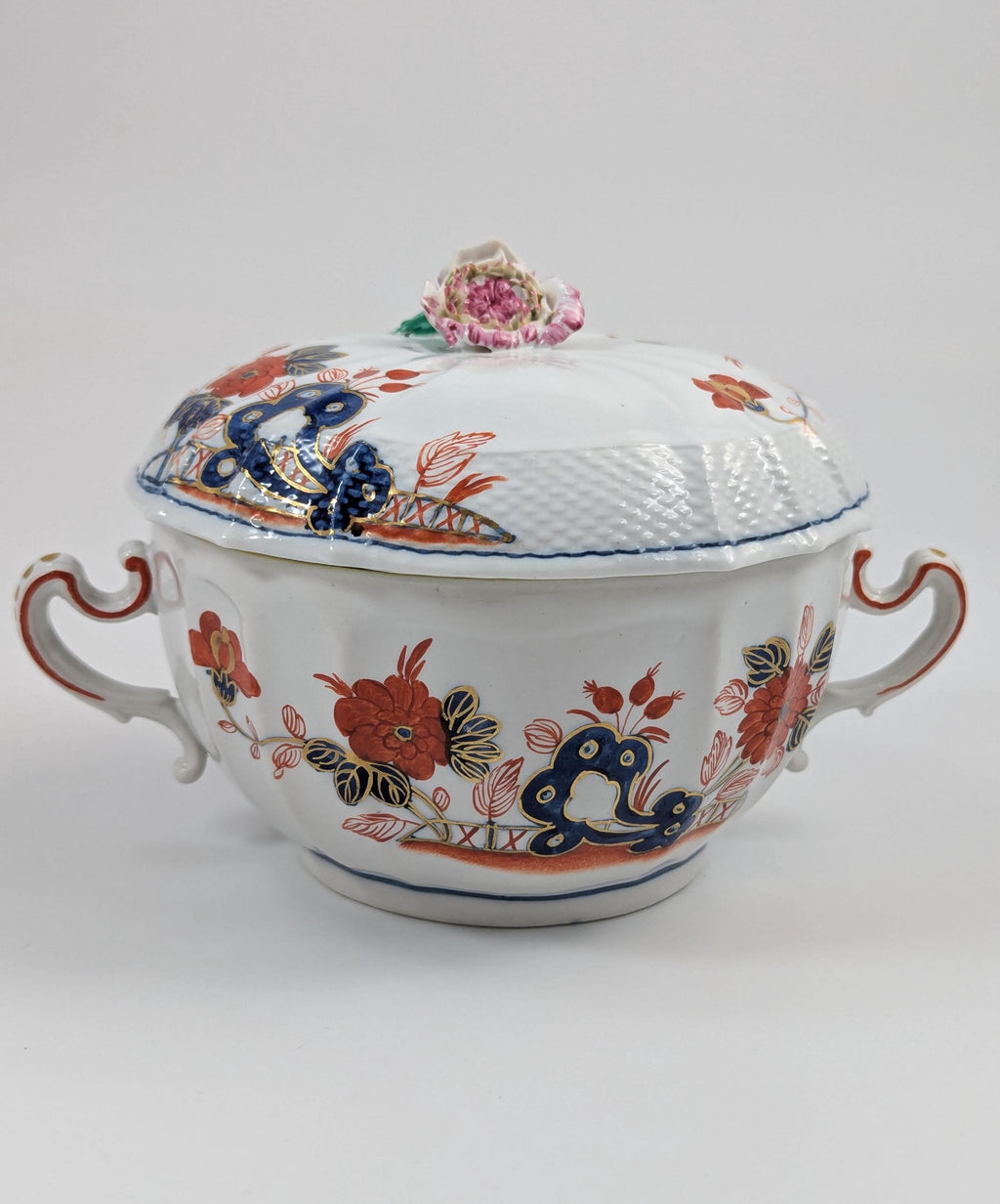 Richard Ginori, Antique and Rare Porcelain Lidded Cup, Italy, c.1850