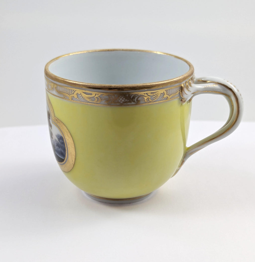 Rare Meissen Demitasse Cup and Saucer, c.1815