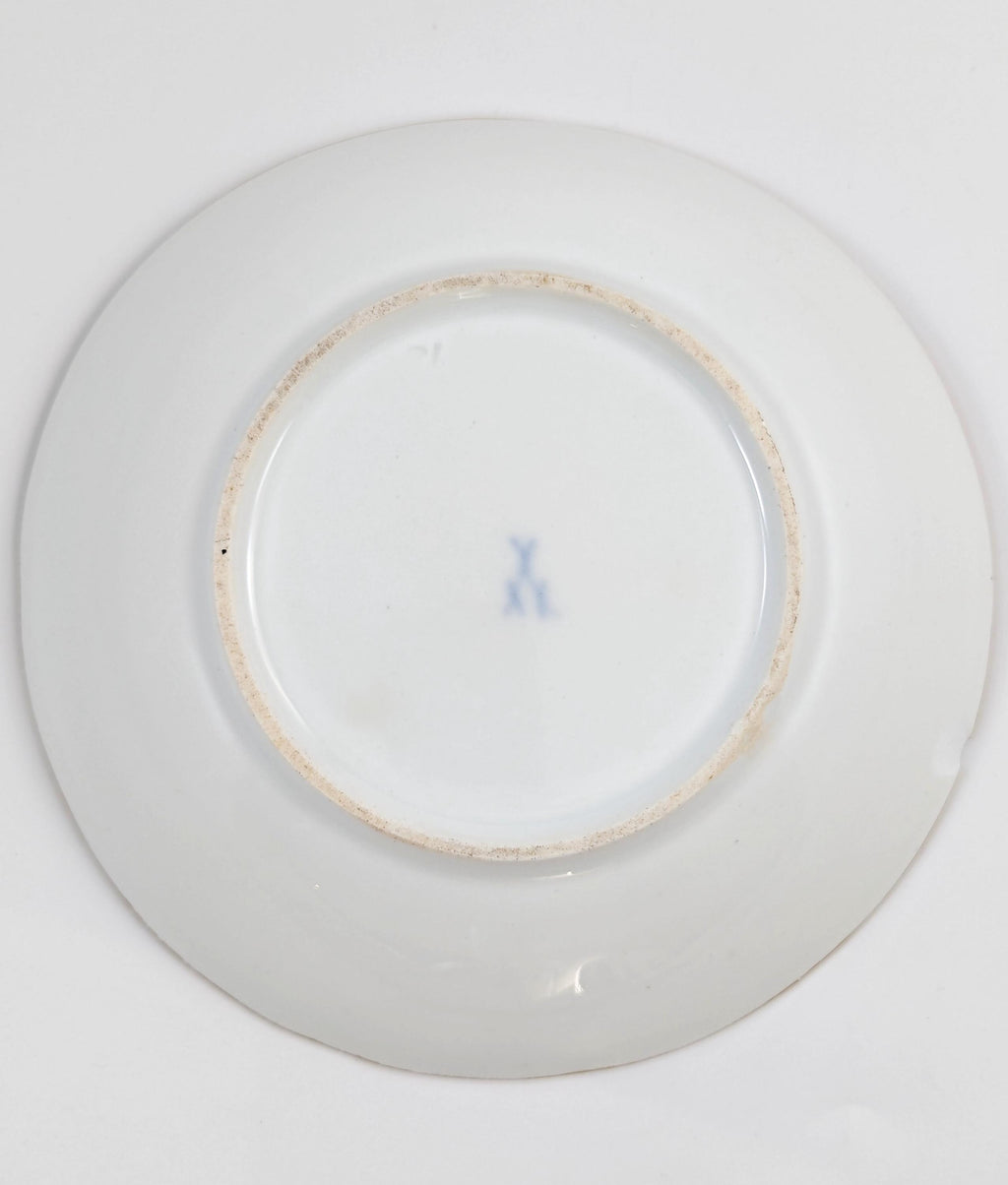 Rare Meissen Demitasse Cup and Saucer, c.1815