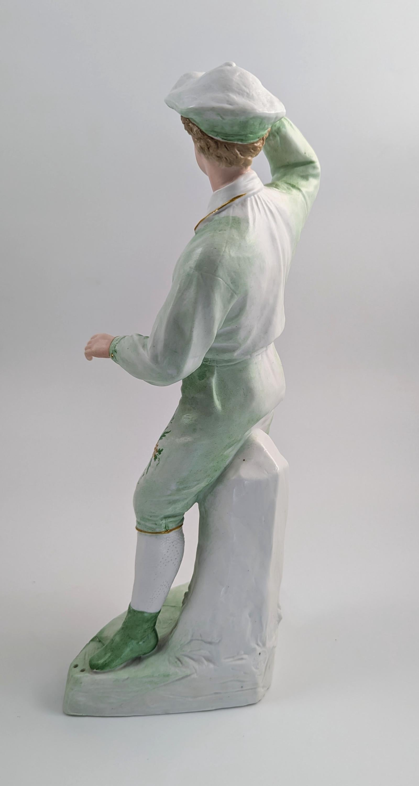 Gebrüder Heubach Porcelain Boy Figurine, c. 1885