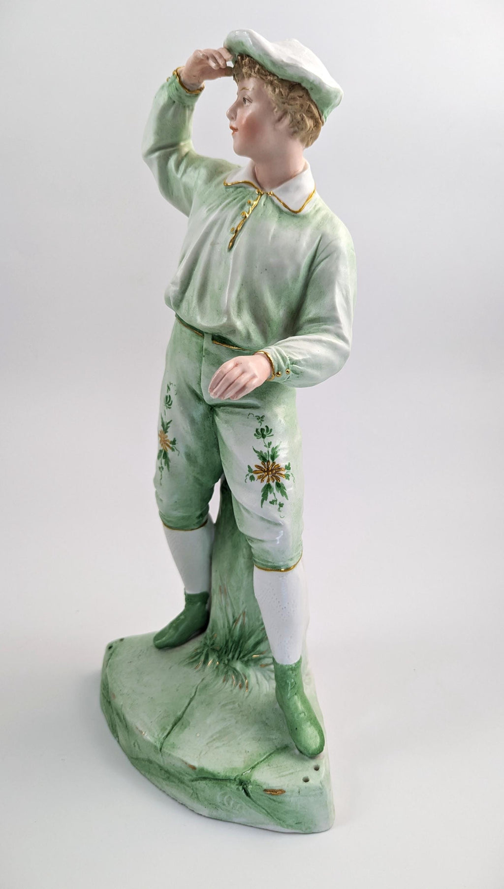 Gebrüder Heubach Porcelain Boy Figurine, c. 1885