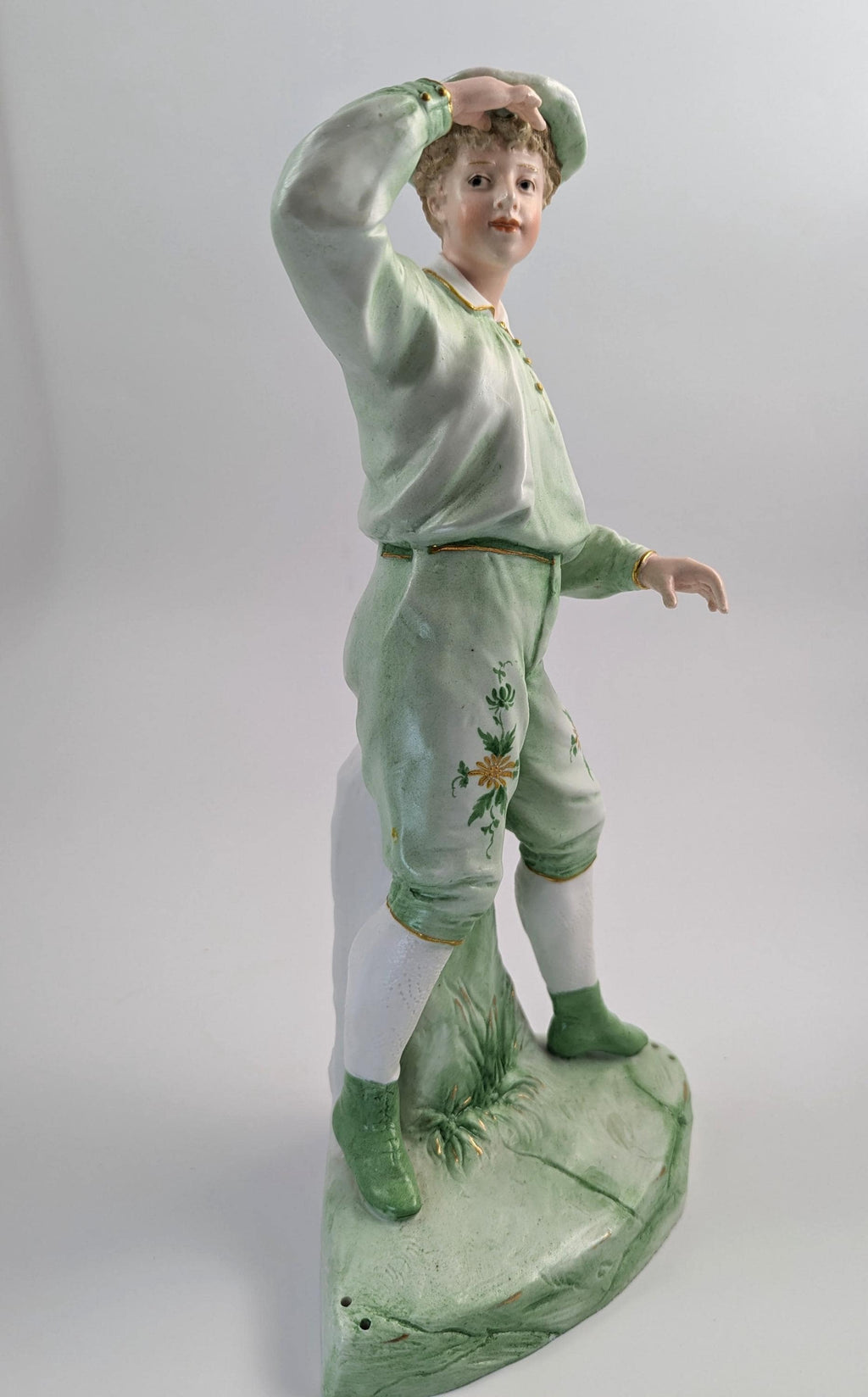 Gebrüder Heubach Porcelain Boy Figurine, c. 1885