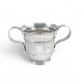 Antique Georgian sterling silver two handled sugar bowl / porringer, William & Robert Peaston, 1761