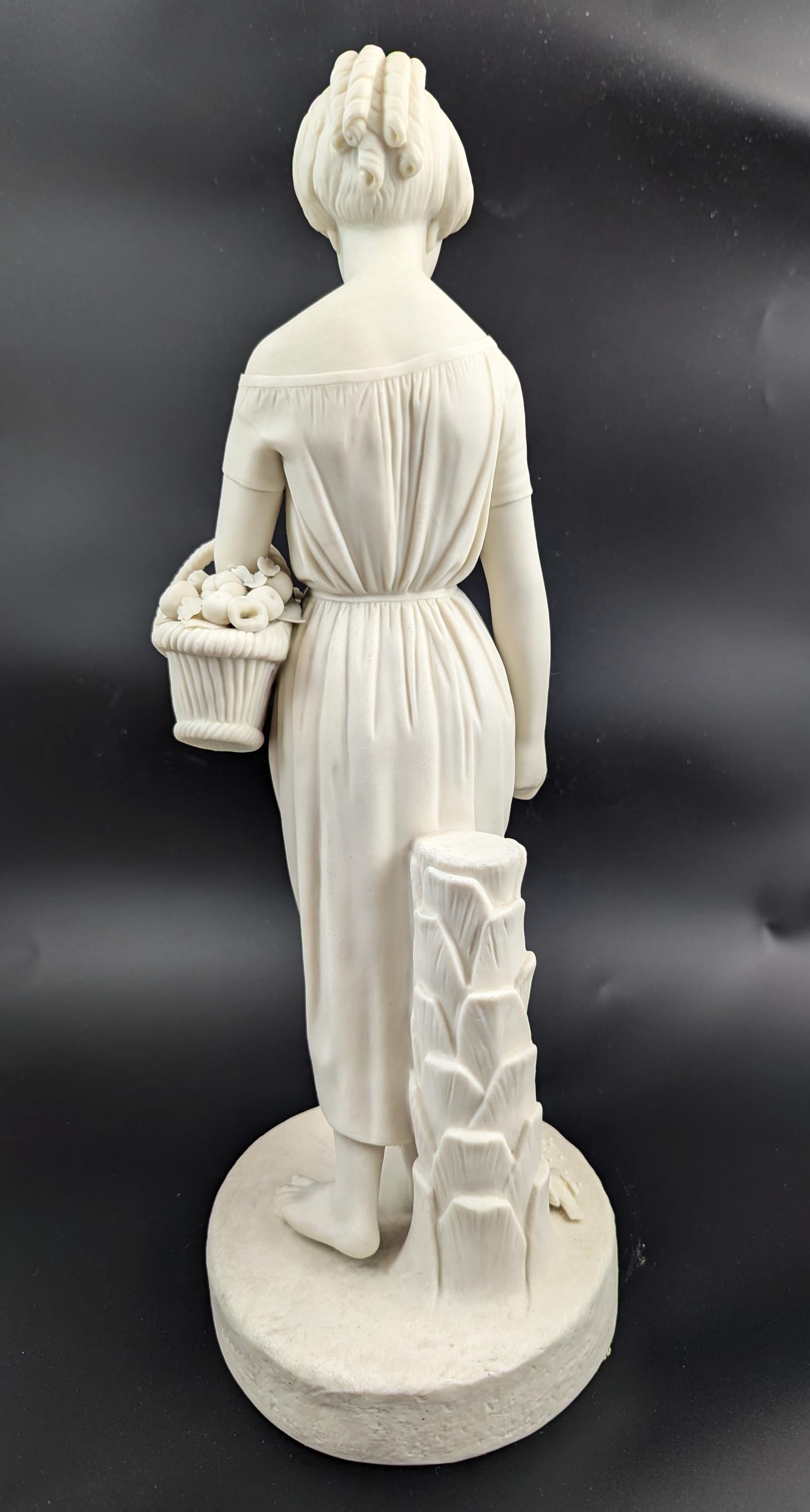 Copeland Parian Porcelain Figurine of Virginia, c. 1848