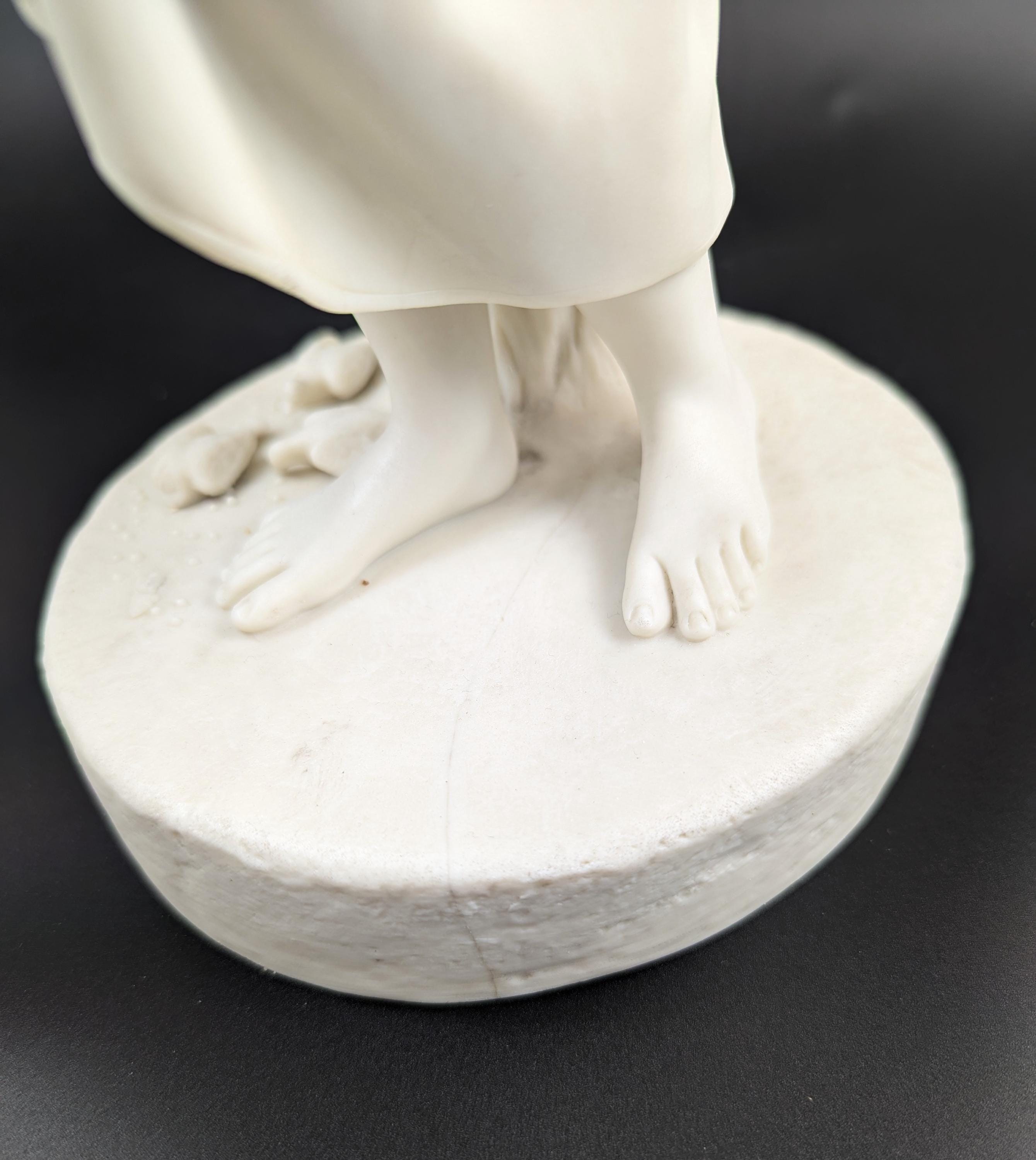 Copeland Parian Porcelain Figurine of Virginia, c. 1848