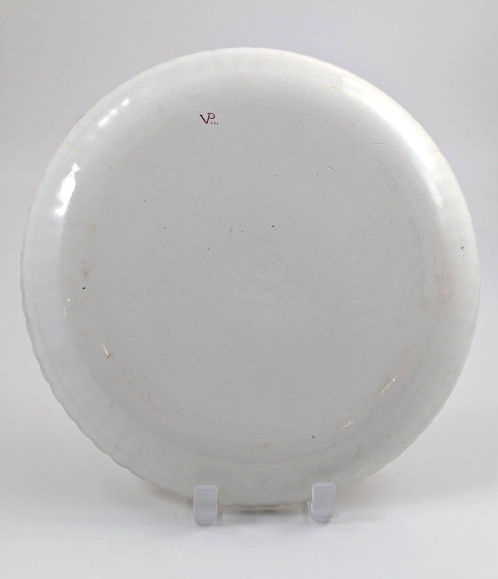 Very Rare Veuve Perrin, Marseille, Faience Hand-Painted Plates, c. 1770