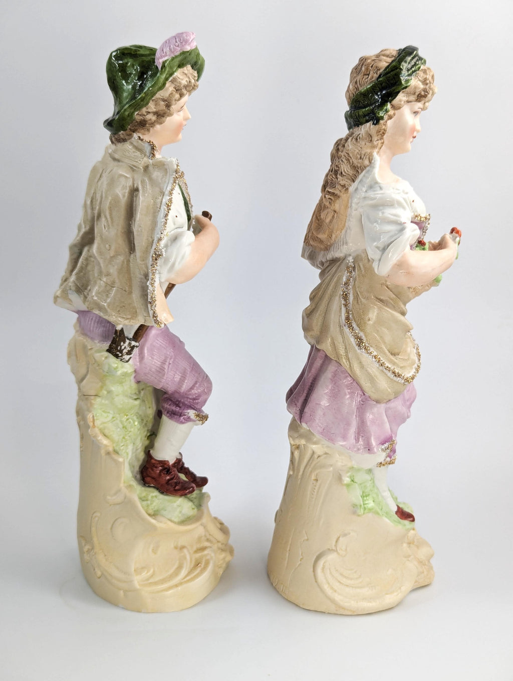 Gebrüder Heubach Bisque Porcelain Figurines, 1879