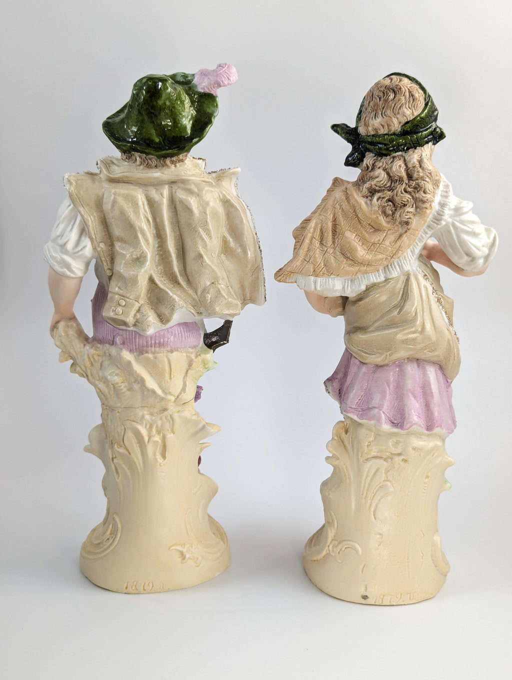 Gebrüder Heubach Bisque Porcelain Figurines, 1879