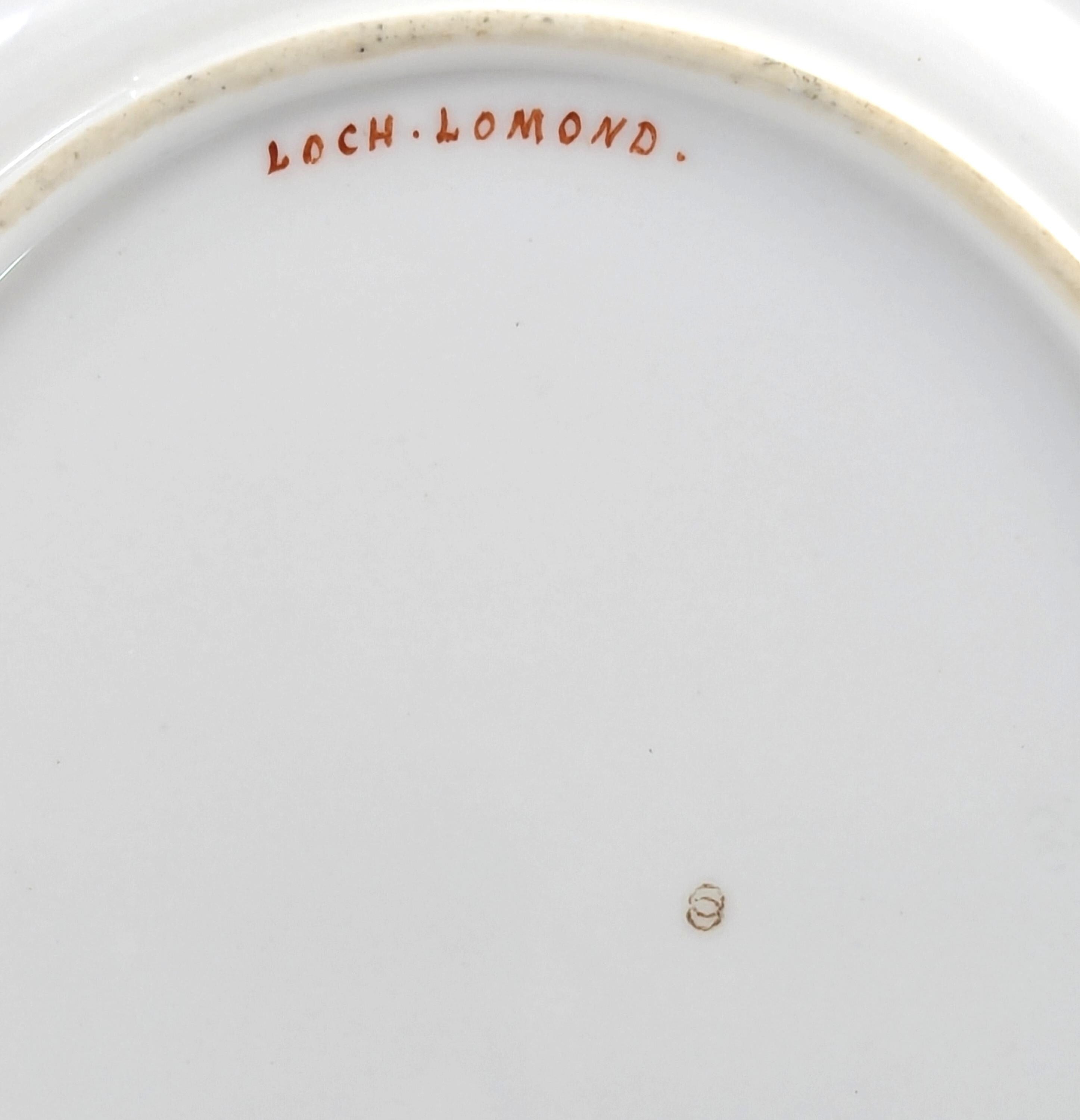 Pair of Antique Coalport Hand-Painted Porcelain Cabinet Plates  19th