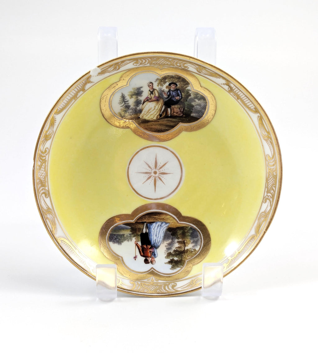 Rare Meissen Demitasse Cup and Saucer, c.1815