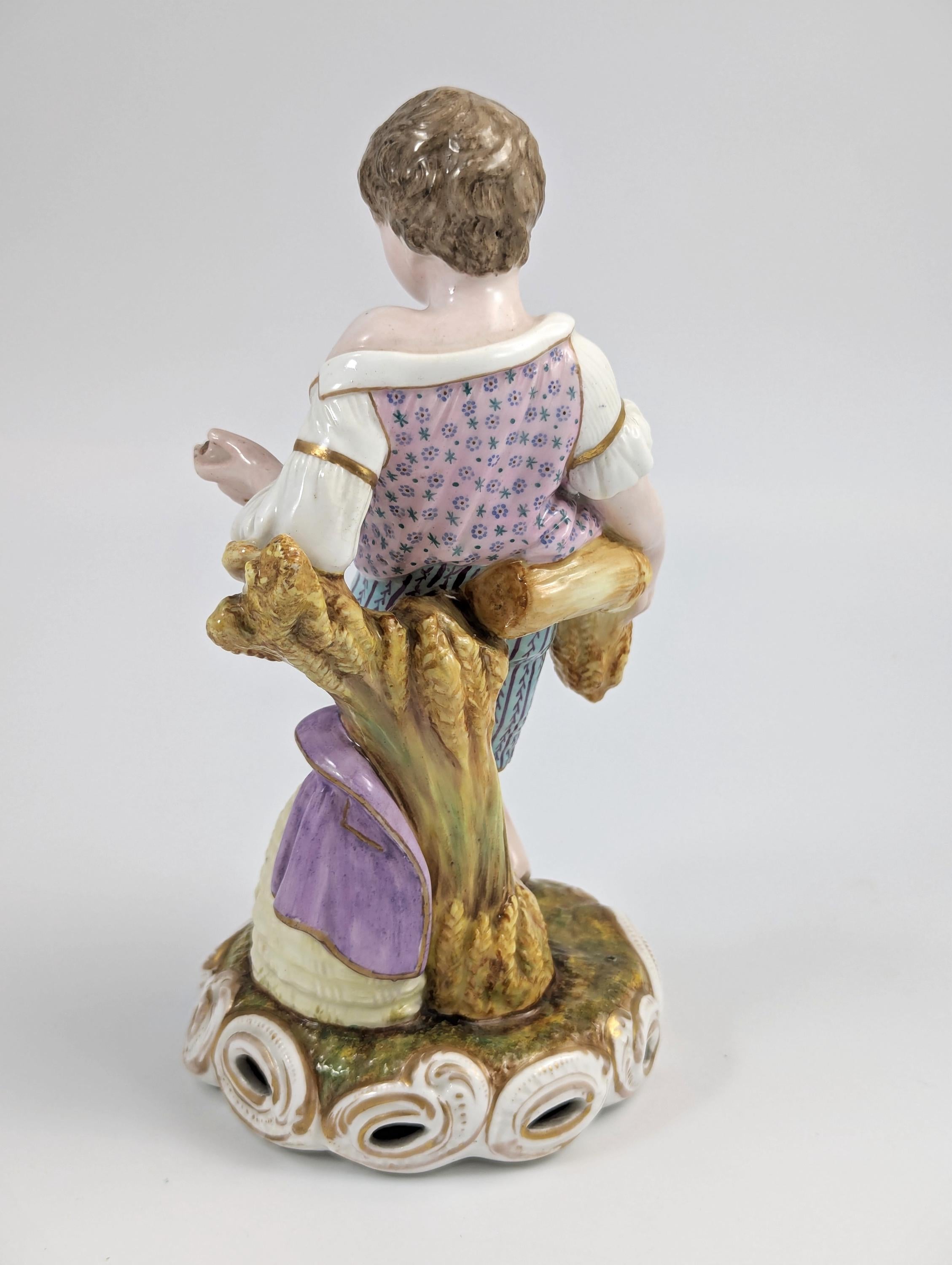 Rare Derby Style Porcelain Figurine, 19th century.