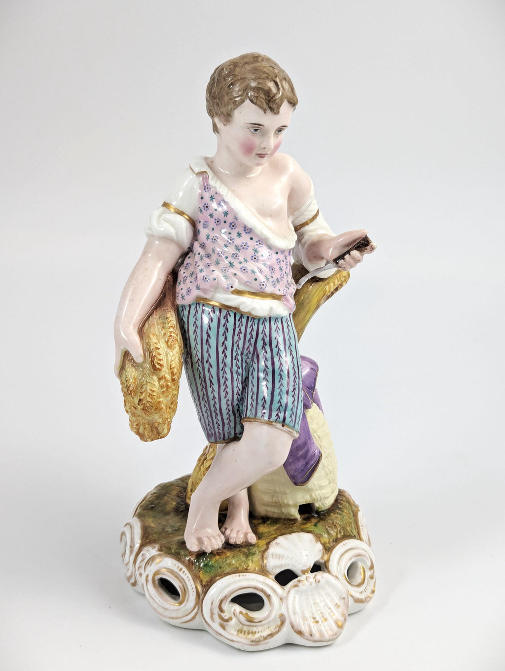 Rare Derby Style Porcelain Figurine, 19th century.