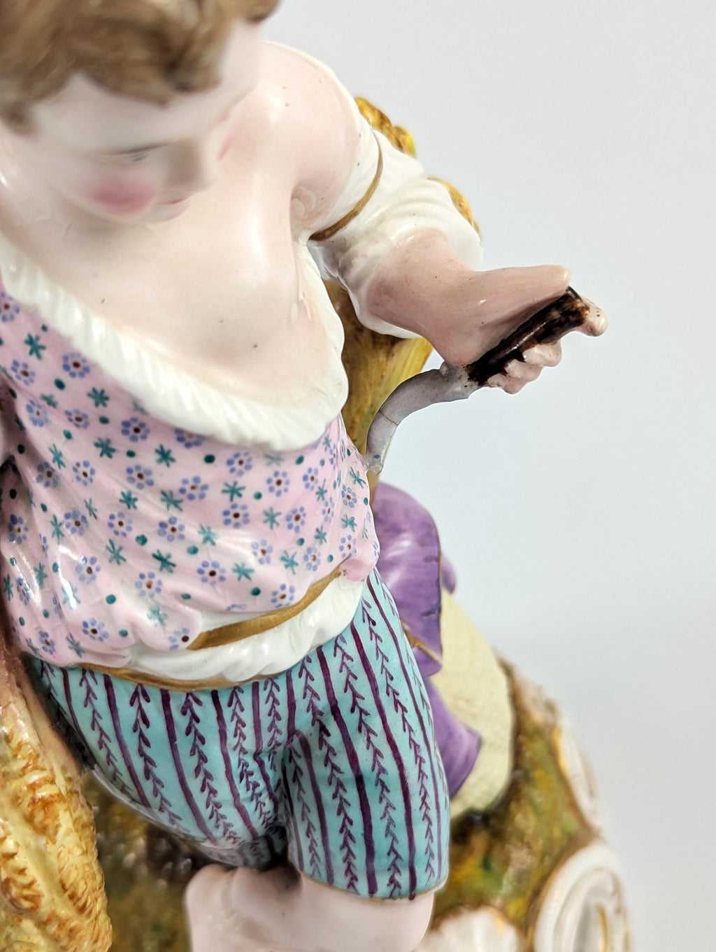 Rare Derby Style Porcelain Figurine, 19th century.