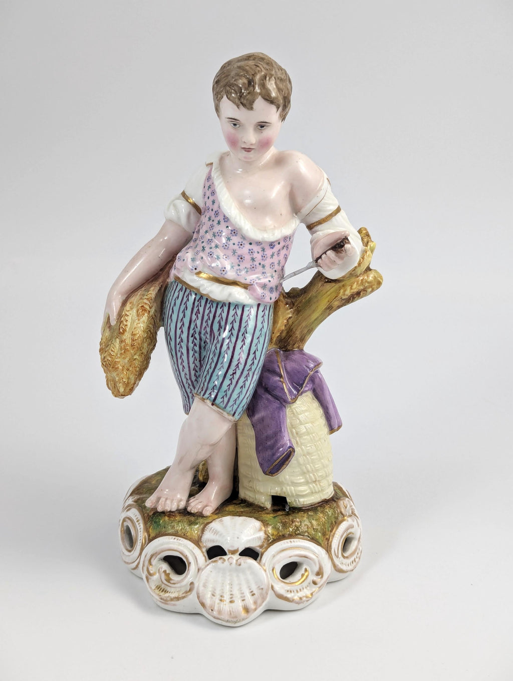 Rare Derby Style Porcelain Figurine, 19th century.