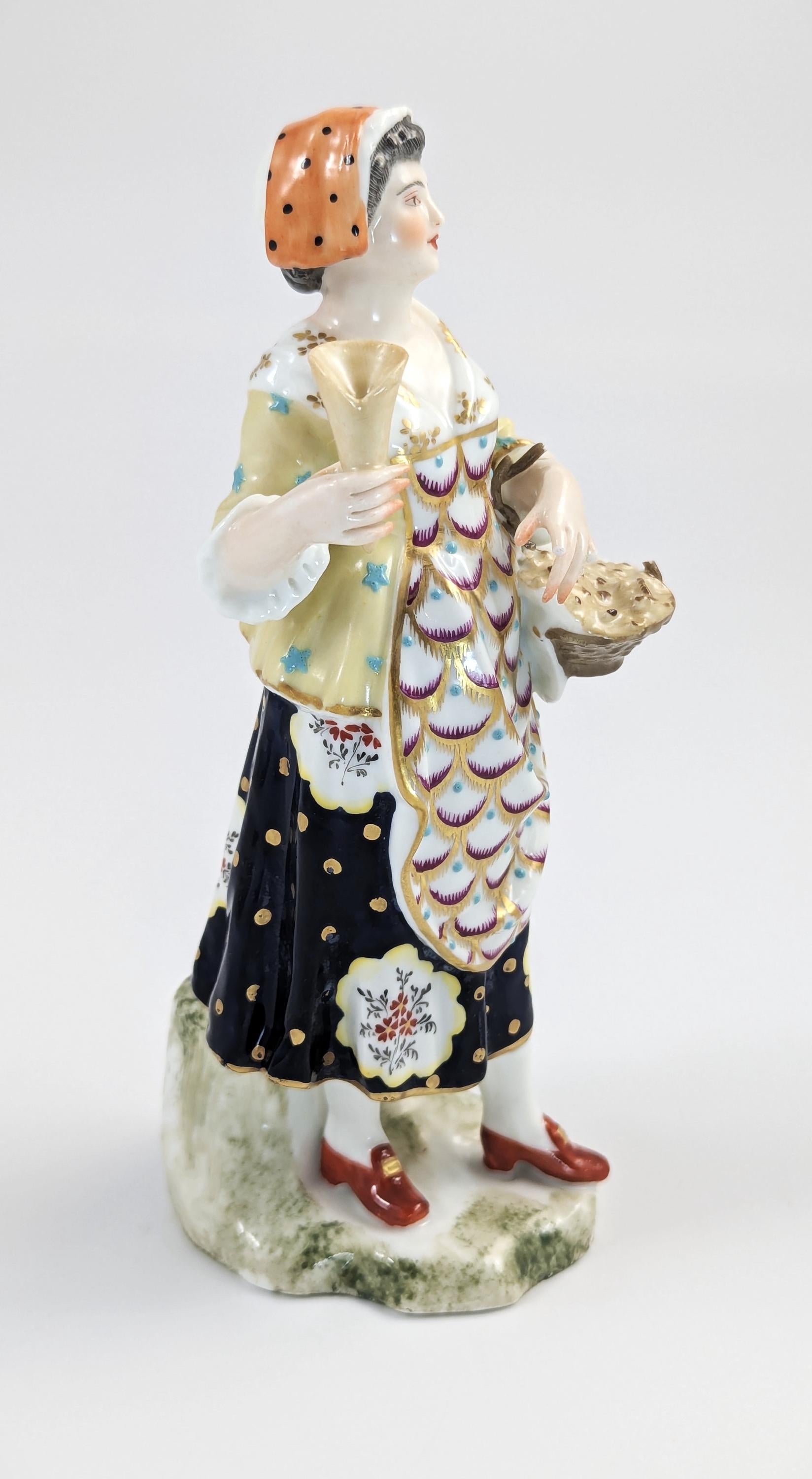 Samson of Paris After Derby, Figurine of a Street Seller, c. 1850