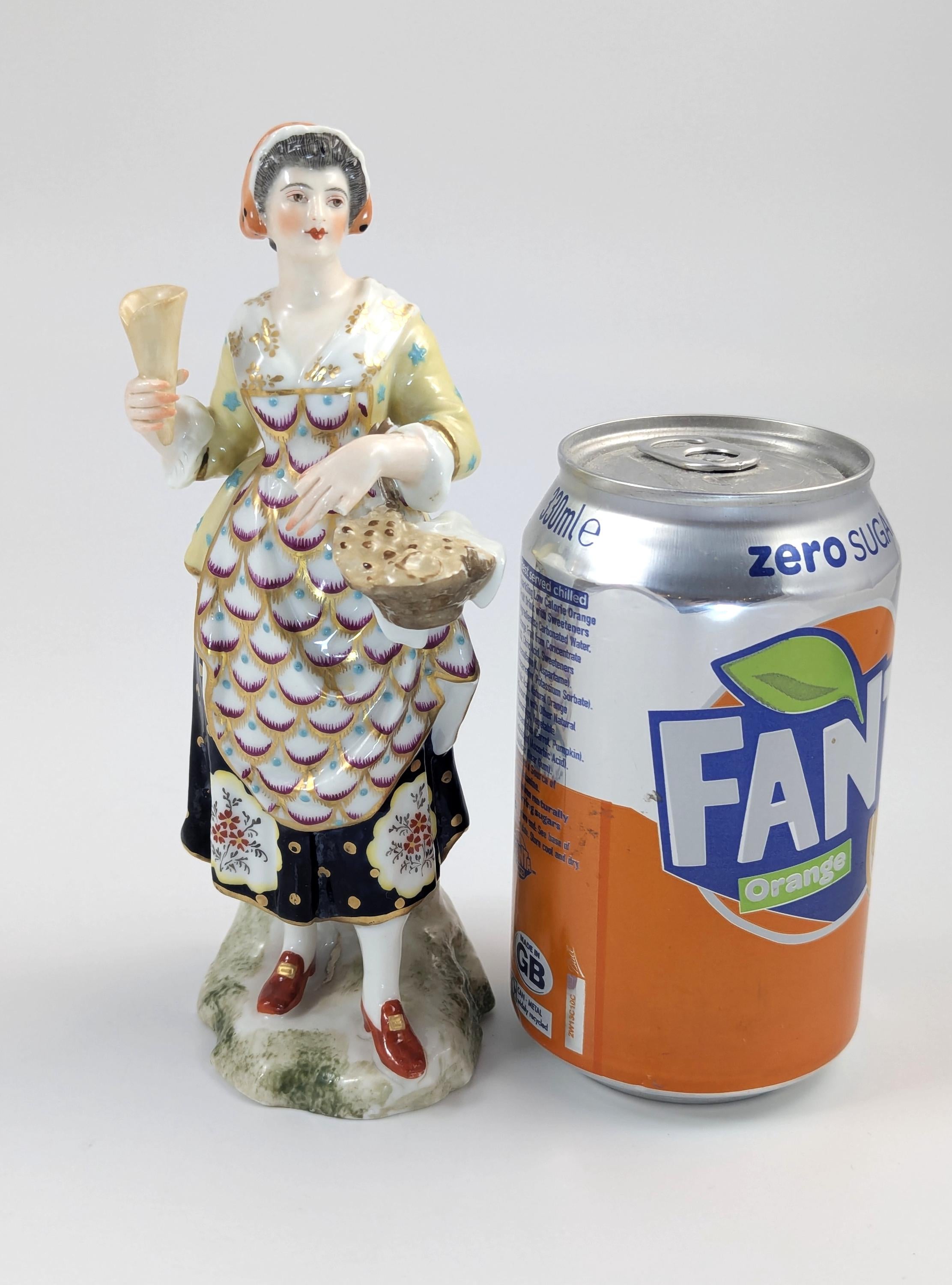 Samson of Paris After Derby, Figurine of a Street Seller, c. 1850
