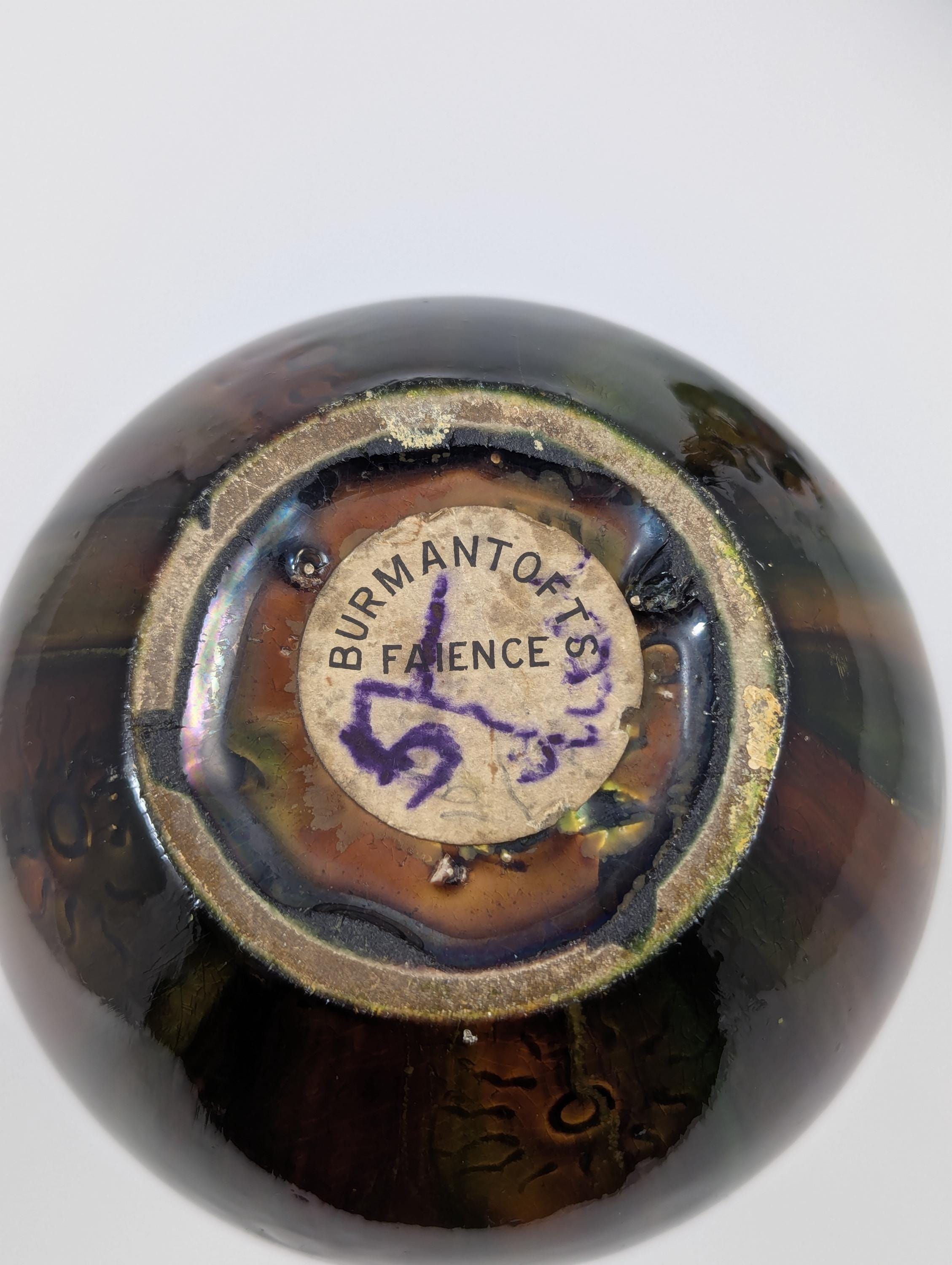Rare Burmantofts Faience Sunburst Bottle Vases, c. 1880