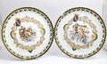 Very Rare Veuve Perrin, Marseille, Faience Hand-Painted Plates, c. 1770