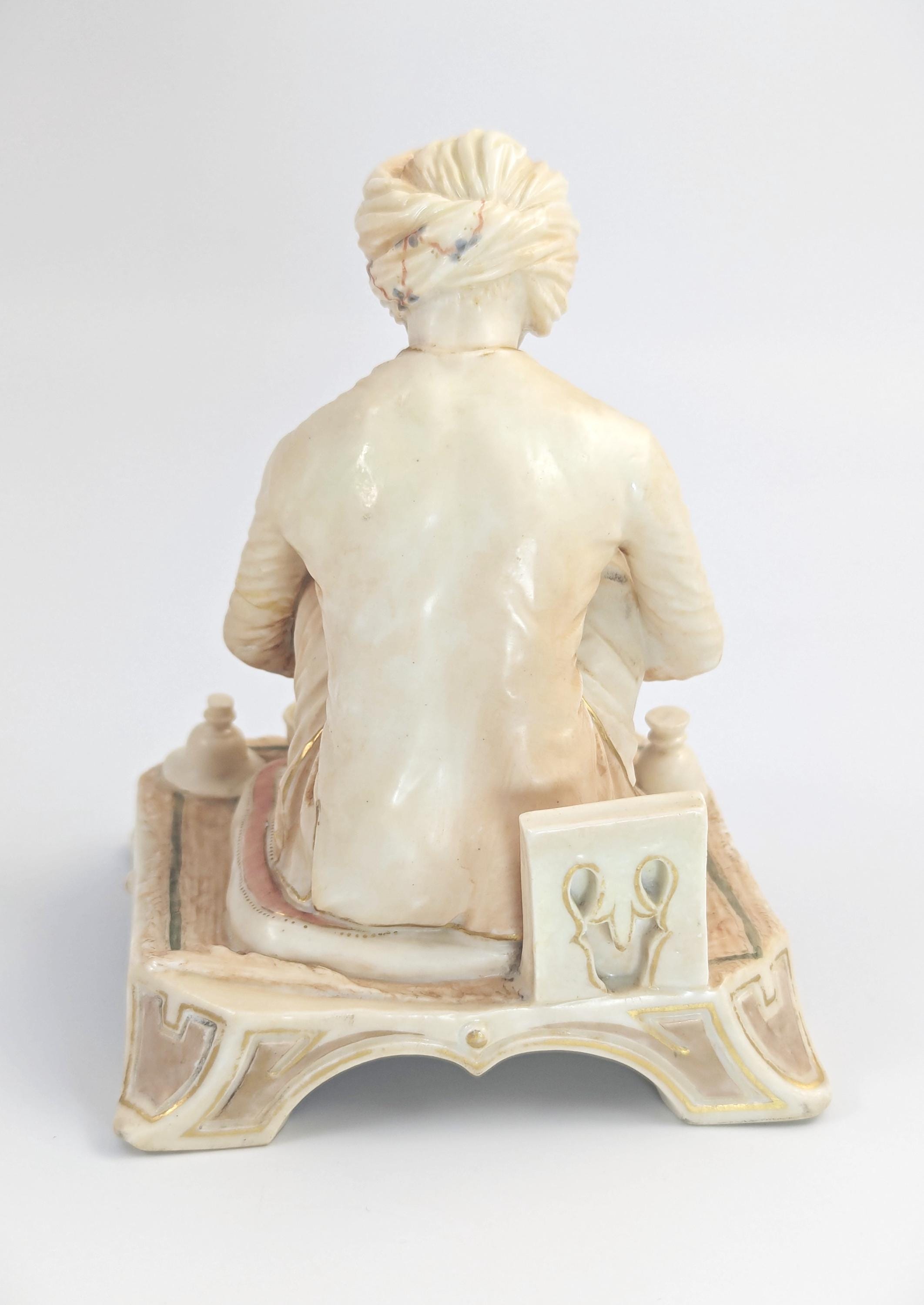 Royal Worcester Porcelain Figure: Karan Singh, The Trinket Maker (1888)