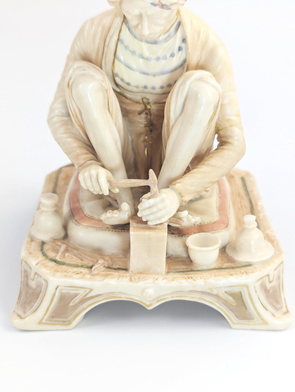 Royal Worcester Porcelain Figure: Karan Singh, The Trinket Maker (1888)
