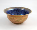 Daisy Makeig-Jones Mottled Orange Lustre bowl, Wedgwood, c. 1915-1920