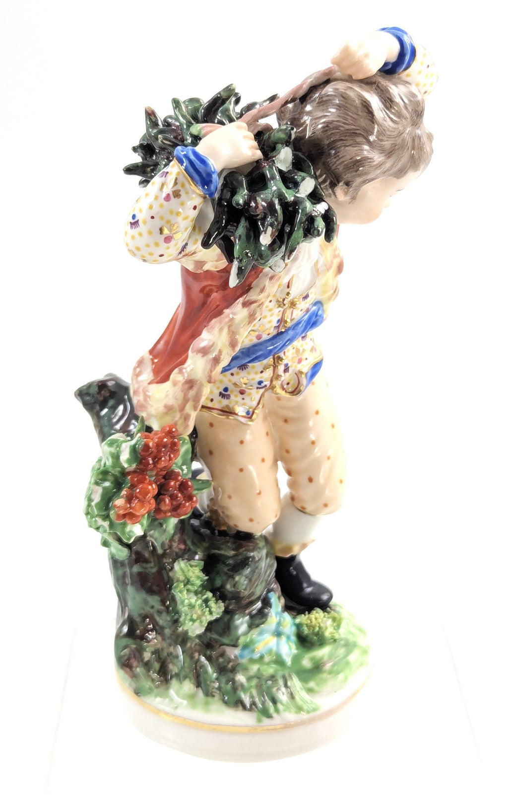 Antique Derby Porcelain Figurine, "Winter" ,c. 1760s