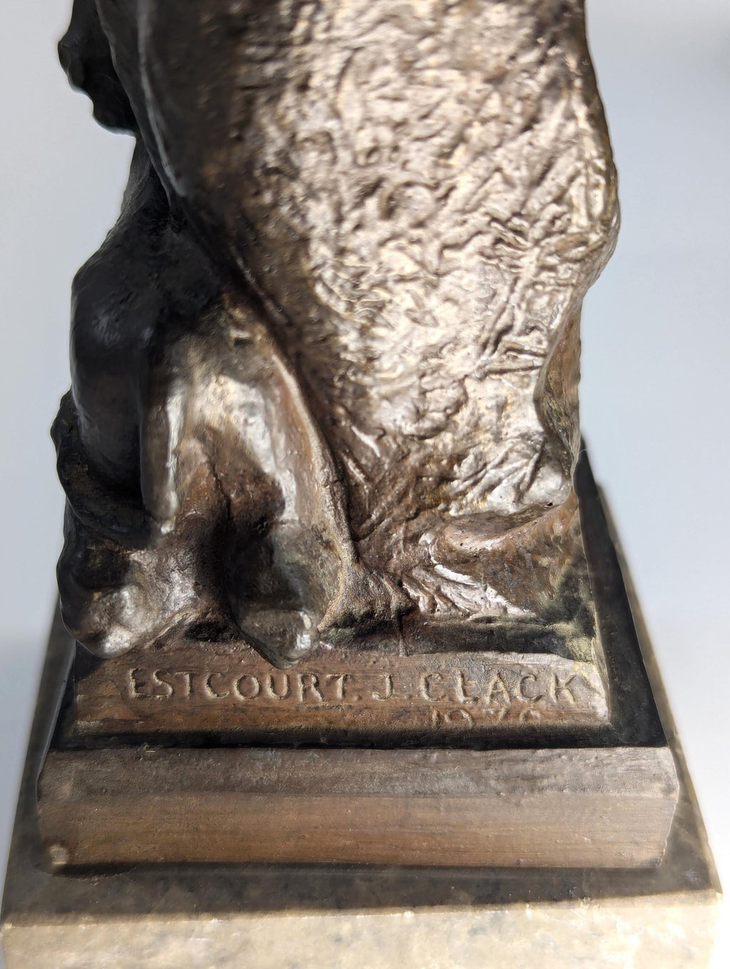 Rare  Bronzed Figures of the Four Apostles, Estcourt James Clack