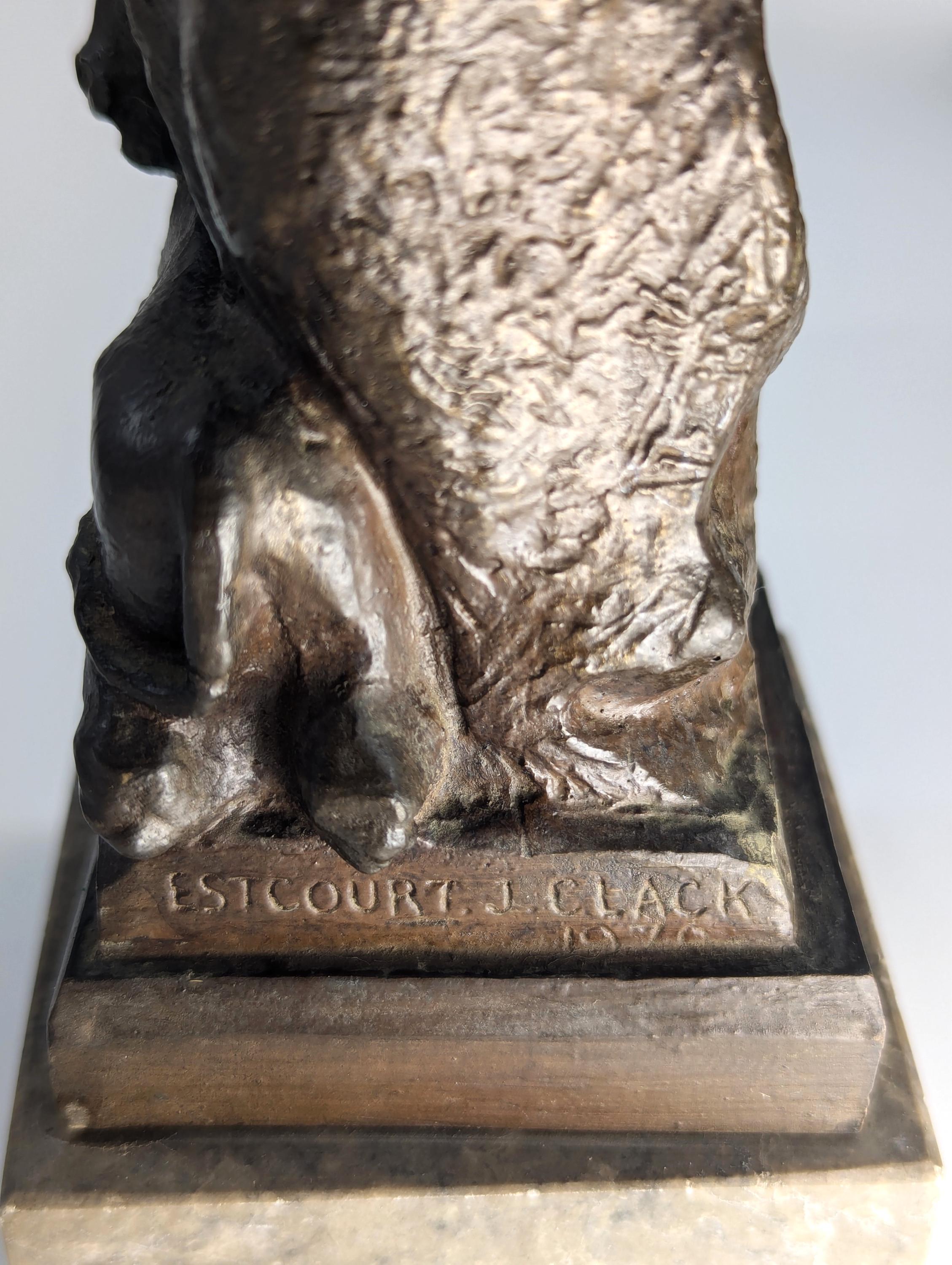 Rare  Bronzed Figures of the Four Apostles, Estcourt James Clack