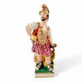 Antique Derby Porcelain Mars Figurine: Roman God of War, Bloor Period c. 1830