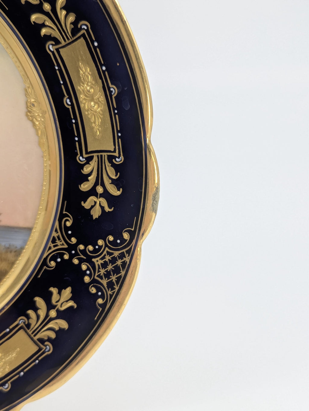 Royal Vienna Porcelain Cabinet Plate: Hand-Painted "Esther", c. 1850