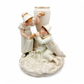 Rare Royal Worcester Figurine: Kate Greenaway Boy & Girl, Antique Decor