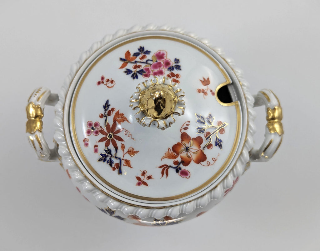 Worcester Imari Porcelain Sauce Tureen: English Tableware, c 1820